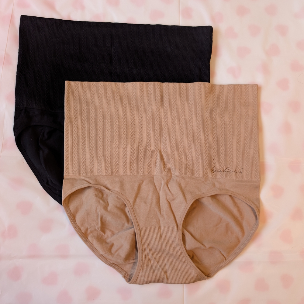 Gloria Vanderbilt Shapewear Set, 2XL Black & Nude NWOT